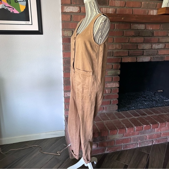 Jungmaven Button Front Jumper in Coyote Tan Sz XS - Picture 5 of 11